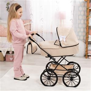 Bayer Design Classic Deluxe dukkevogn, Beige-4