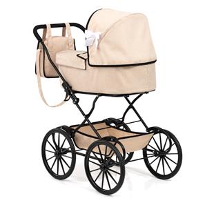 Bayer Design Classic Deluxe dukkevogn, Beige-9
