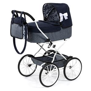 Bayer Design Classic Deluxe dukkevogn, blå-15