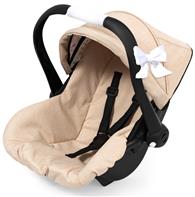 Bayer Design Deluxe Dukkeautostol med solskygge, beige