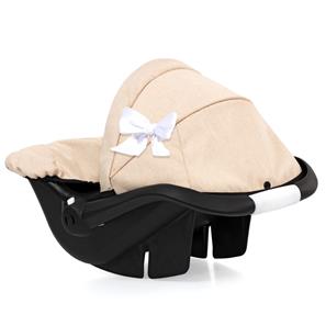 Bayer Design Deluxe Dukkeautostol med solskygge, beige-11