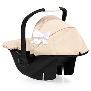 Bayer Design Deluxe Dukkeautostol med solskygge, beige-12