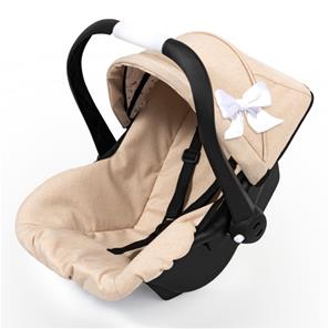 Bayer Design Deluxe Dukkeautostol med solskygge, beige-6