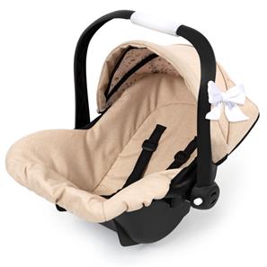 Bayer Design Deluxe Dukkeautostol med solskygge, beige-7