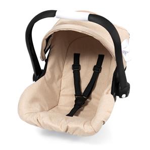 Bayer Design Deluxe Dukkeautostol med solskygge, beige-8