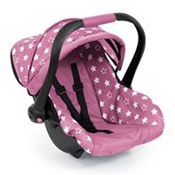 Bayer Design Deluxe Dukkeautostol med solskygge, pink