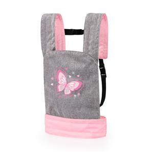 Bayer Design Deluxe Dukkebæresele, Grå/Pink-5