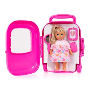 Bayer Design Deluxe Trolley-sæt med Dukke(28 cm)-3