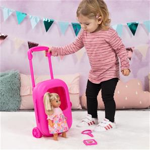 Bayer Design Deluxe Trolley-sæt med Dukke(28 cm)-5