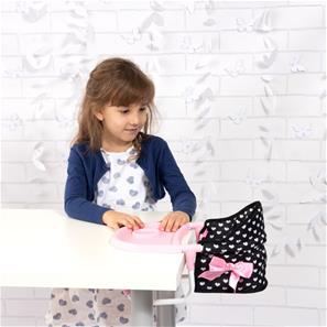 Bayer Design Dukke bordstol med bakke, Pink Hjerter-8