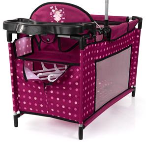 Bayer Design Dukke Multiseng med tilbehør, Pink-4