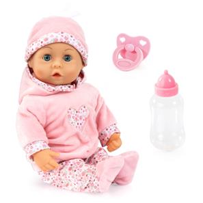Bayer Design First Words Babydukke 38 cm med  24 funktioner, Hjerte