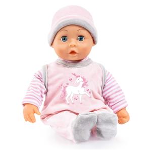Bayer Design First Words Babydukke 38 cm med  24 funktioner, Unicorn-8