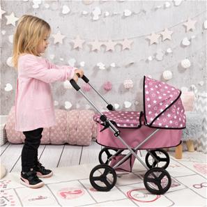 Bayer Design Go dukkevogn (Rosa)-7