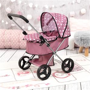 Bayer Design Go dukkevogn (Rosa)-9