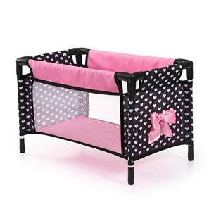 Bayer Design Kombi Dukkevogn XEO deluxe Sæt, Sort/Pink-7