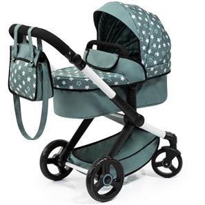 Bayer Design Kombi Dukkevogn XEO, grøn 