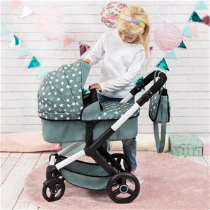 Bayer Design Kombi Dukkevogn XEO, grøn -3