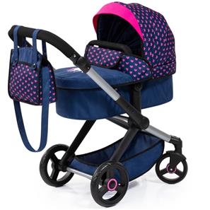 Bayer Design Kombi Dukkevogn XEO, Hjerter