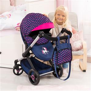 Bayer Design Kombi Dukkevogn XEO, Hjerter-2