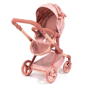 Bayer Design Kombi Dukkevogn XEO, Koralrosa blomstret-16