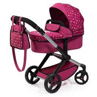 Bayer Design Kombi Dukkevogn XEO, mørk pink