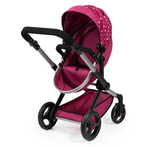 Bayer Design Kombi Dukkevogn XEO, mørk pink-13