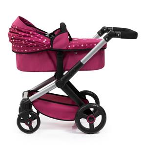 Bayer Design Kombi Dukkevogn XEO, mørk pink-6
