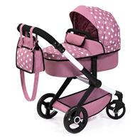 Bayer Design Kombi Dukkevogn XEO, Pink stars