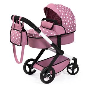 Bayer Design Kombi Dukkevogn XEO, Pink stars
