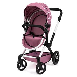 Bayer Design Kombi Dukkevogn XEO, Pink stars-11