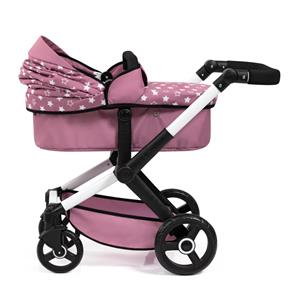 Bayer Design Kombi Dukkevogn XEO, Pink stars-12