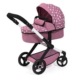 Bayer Design Kombi Dukkevogn XEO, Pink stars-8