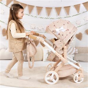 Bayer Design Kombi Dukkevogn XEO, pudderrosa-14