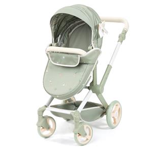 Bayer Design Kombi Dukkevogn XEO, salviegrøn-12