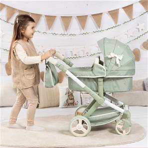 Bayer Design Kombi Dukkevogn XEO, salviegrøn-9