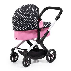 Bayer Design Kombi Dukkevogn XEO, sort/pink-11