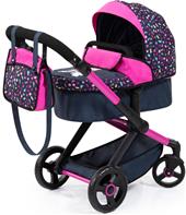 Bayer Design Kombi Dukkevogn XEO, sort/pink