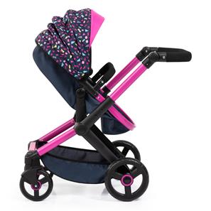 Bayer Design Kombi Dukkevogn XEO, sort/pink-14