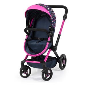 Bayer Design Kombi Dukkevogn XEO, sort/pink-17