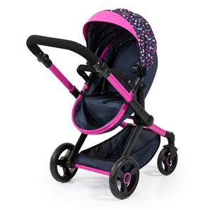 Bayer Design Kombi Dukkevogn XEO, sort/pink-18