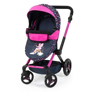 Bayer Design Kombi Dukkevogn XEO, sort/pink-19