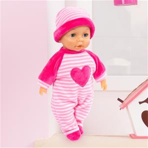 Bayer Design Min Første Baby Dukke 28cm - Stærk Pink-4