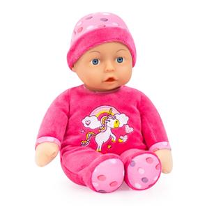 Bayer Design Min Første Baby Dukke med lyde 30cm - Mørk Pink