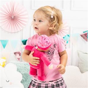 Bayer Design Min Første Baby Dukke med lyde 30cm - Mørk Pink-6
