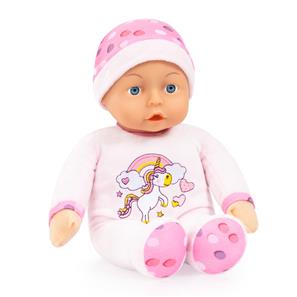 Bayer Design Min Første Baby Dukke med lyde 30cm - Pink