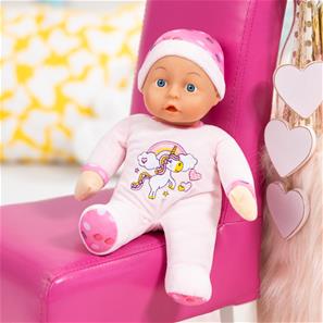 Bayer Design Min Første Baby Dukke med lyde 30cm - Pink-4