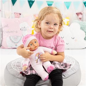 Bayer Design Min Første Baby Dukke med lyde 30cm - Pink-6