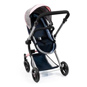 Bayer Design NEO VARIO Kombi Dukkevogn , Grå/Pink/Sort-13