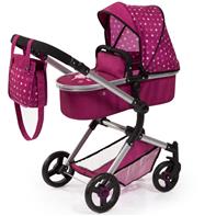 Bayer Design NEO VARIO Kombi Dukkevogn , Mørk pink
